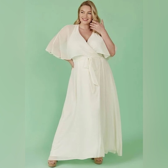 🆕 MODCLOTH Wrapped in Rapture Maxi Dress Size 1XL - Picture 2 of 7